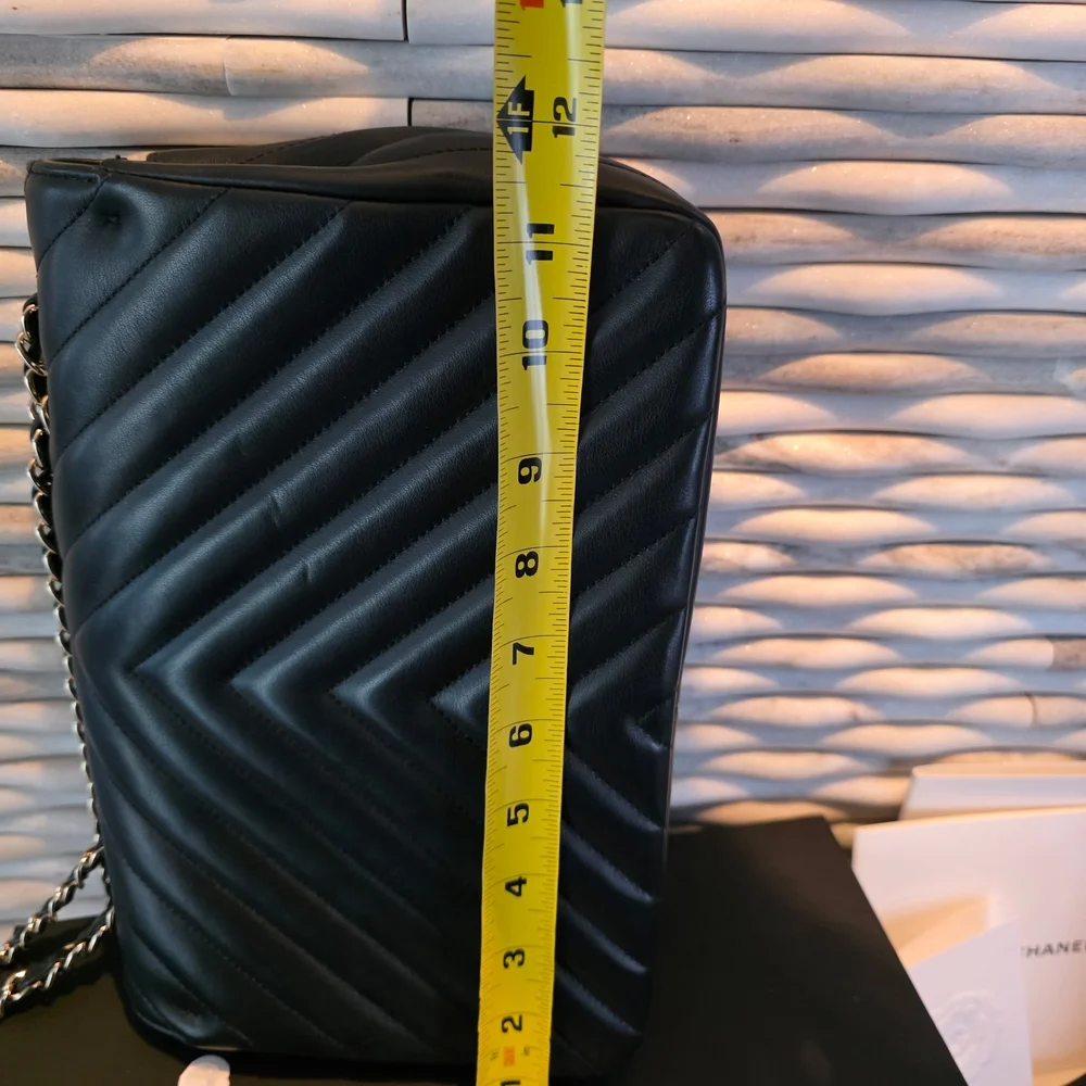 Chanel Chevron Quilted Statement Bag - Picture 10 of 16